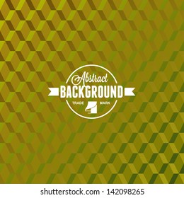 color geometric background with label