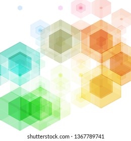 color geometric background.  layout for presentation 