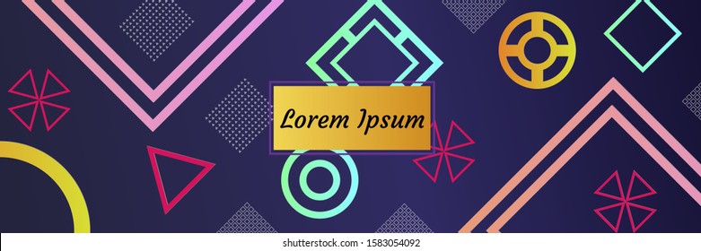 Color geometric background. Vector illustration template. Background for banner, flyer, business card, poster, wallpaper, brochure, smartphone screen, mobile app