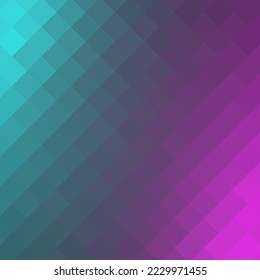 Farbgeometrischer Hintergrund. Vektorgrafik. polygonal. Pixel.