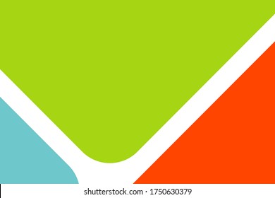 Color geometric design, vector background.