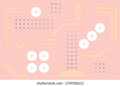 Color geometric design, vector background.