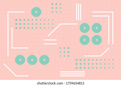 Color geometric design, vector background.