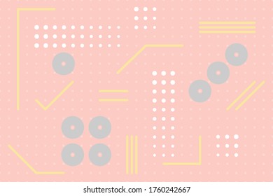 Diseño geométrico de color, fondo vectorial.
