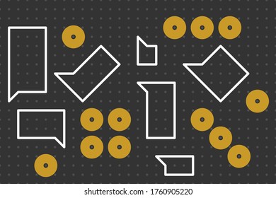 Color geometric design, vector background.