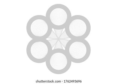 Color geometric design, vector background.