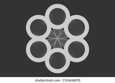 Color geometric design, vector background.