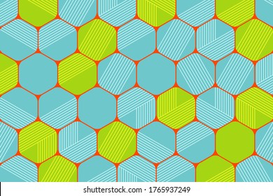 Color geometric design, vector background.