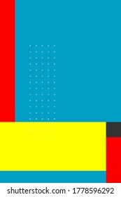 Diseño geométrico de color, fondo vectorial.