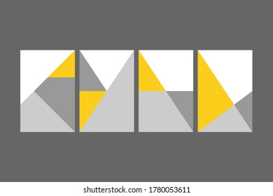 Color geometric design, vector background.