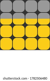 Color geometric design, vector background.