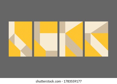 Diseño geométrico de color, fondo vectorial.