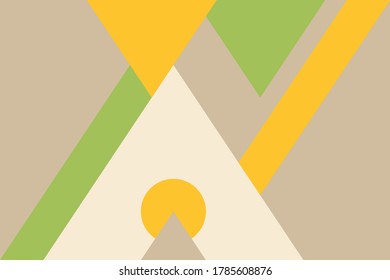 Color geometric design, vector background.