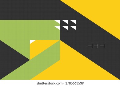 Color geometric design, vector background.