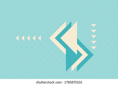 Farbgeometrisches Design, Vektorhintergrund.