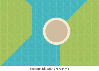 Diseño geométrico de color, fondo vectorial.