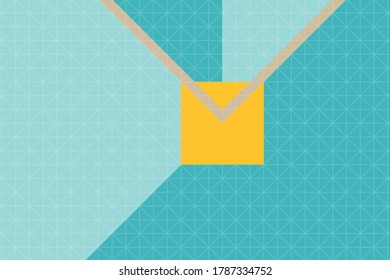 Diseño geométrico de color, fondo vectorial.