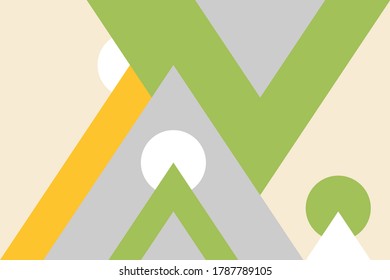 Color geometric design, vector background.
