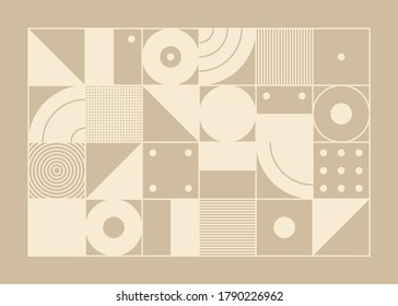 Diseño geométrico de color, fondo vectorial.