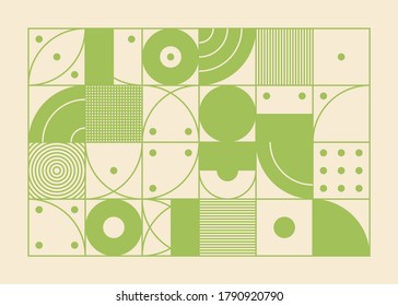 Farbgeometrisches Design, Vektorhintergrund.