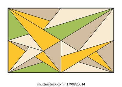 Color geometric design, vector background.