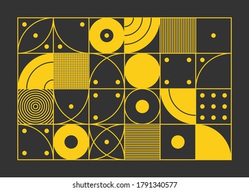 Color geometric design, vector background.