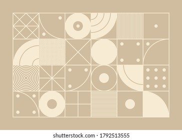 Color geometric design, vector background.