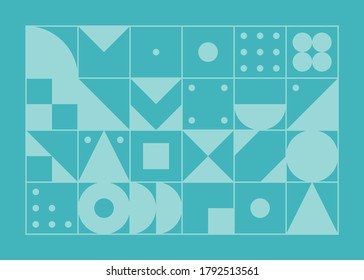 Diseño geométrico de color, fondo vectorial.