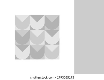 Color geometric design, vector background.