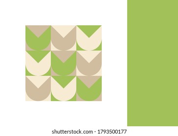 Color geometric design, vector background.