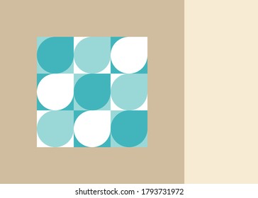 Color geometric design, vector background.