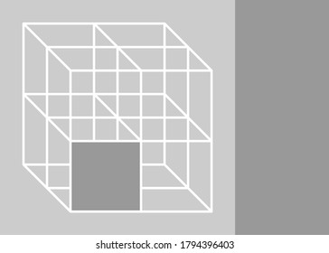 Diseño geométrico de color, fondo vectorial.