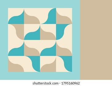 Farbgeometrisches Design, Vektorhintergrund.