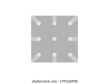 Color geometric design, vector background.