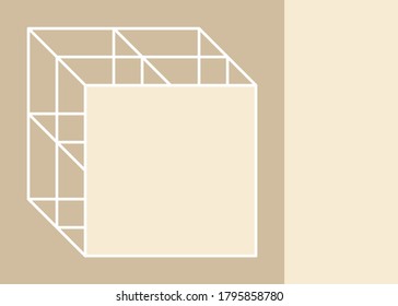 Diseño geométrico de color, fondo vectorial.