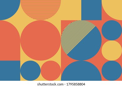 Color geometric design, vector background.