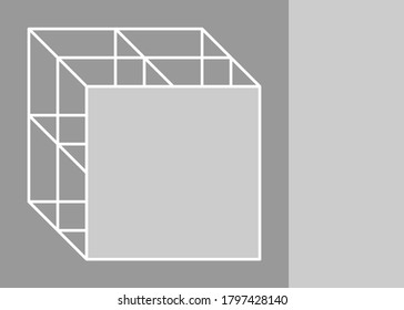 Color geometric design, vector background.