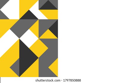 Diseño geométrico de color, fondo vectorial.