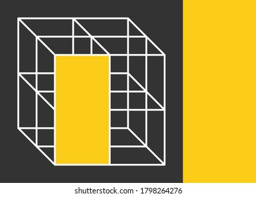 Color geometric design, vector background.