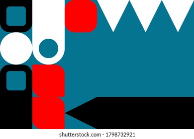 Diseño geométrico de color, fondo vectorial.