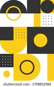 Diseño geométrico de color, fondo vectorial.