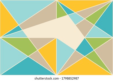 Color geometric design, vector background.