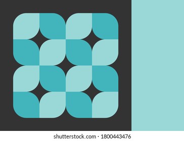 Farbgeometrisches Design, Vektorhintergrund.