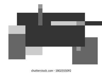 Farbgeometrisches Design, Vektorhintergrund.
