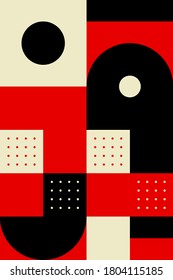 Color geometric design, vector background.