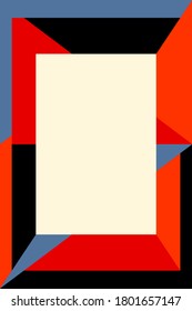 Diseño geométrico de color, fondo vectorial.Ilustración Eps10.