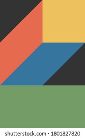 Diseño geométrico de color, fondo vectorial.Ilustración Eps10.