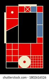 Diseño geométrico de color, fondo vectorial.Ilustración Eps10.