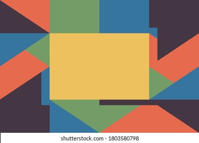 Diseño geométrico de color, fondo vectorial.Ilustración Eps10.