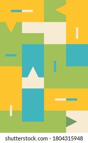 Diseño geométrico de color, fondo vectorial.Ilustración Eps10.